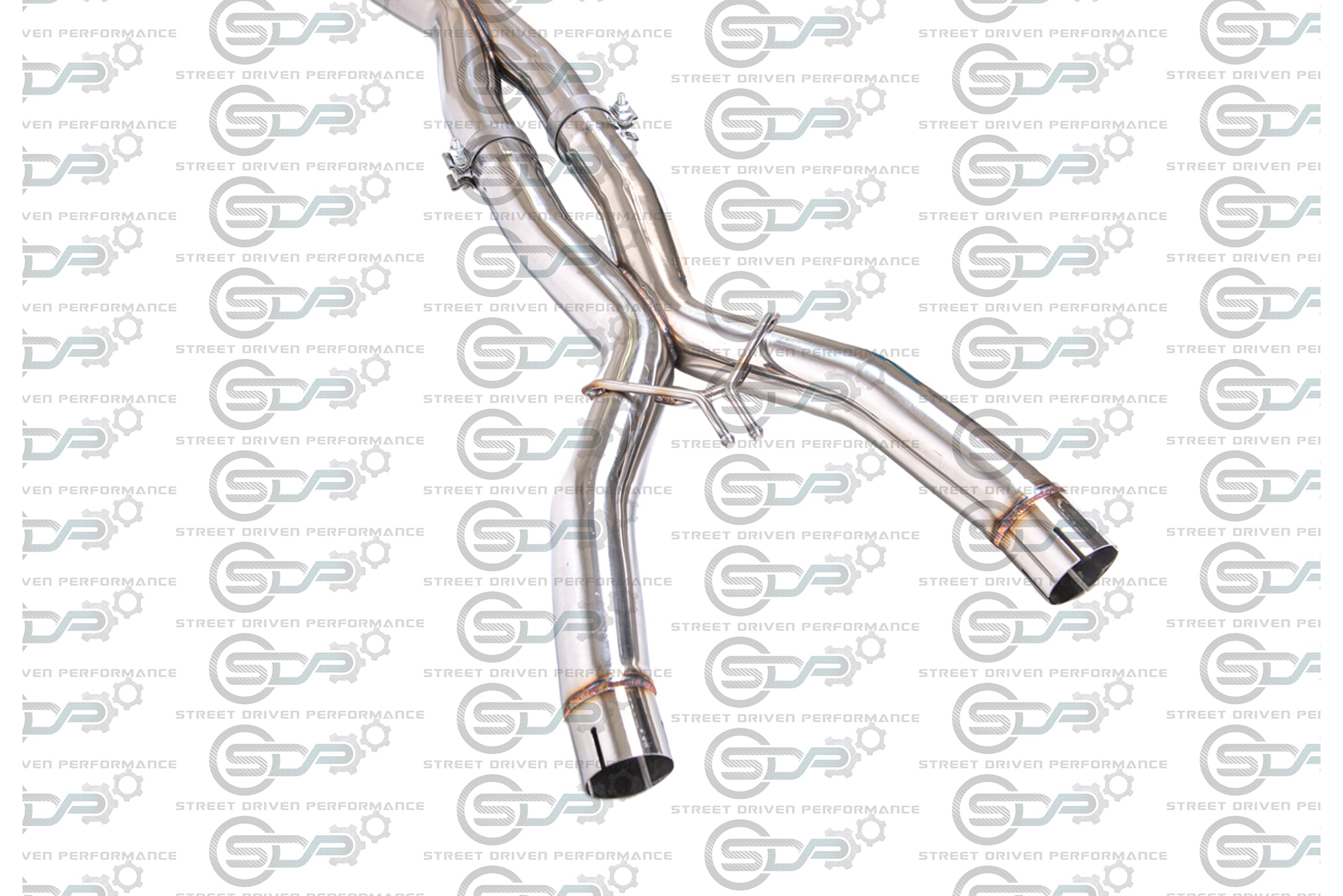 C7 Corvette - 3" Stainless Racing Double X-Pipe Exhaust